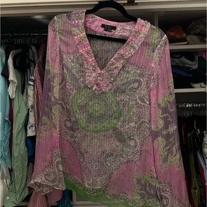 ECI Sheer Blouse